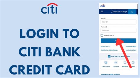 citibank log in